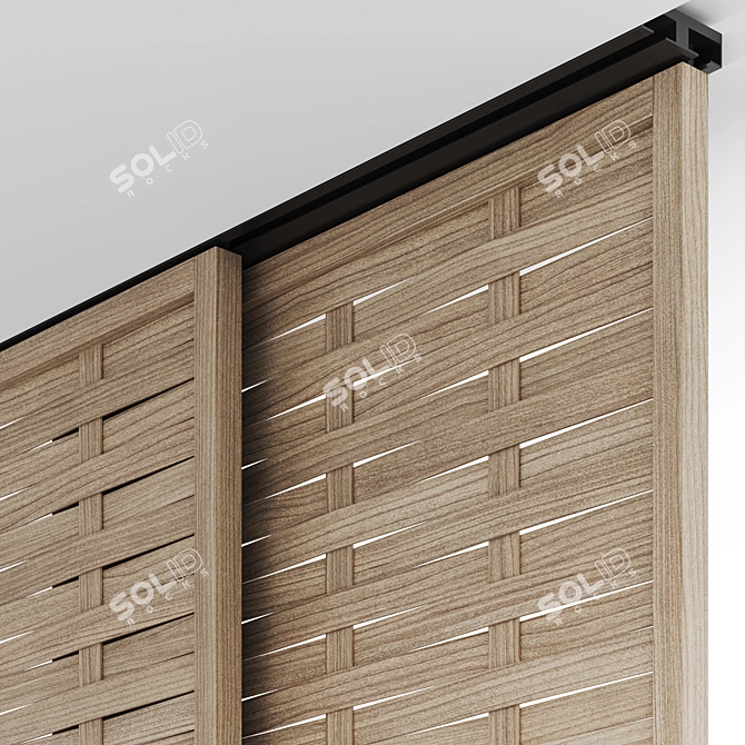 Castorama Decorative Sliding Partition 3D model image 4