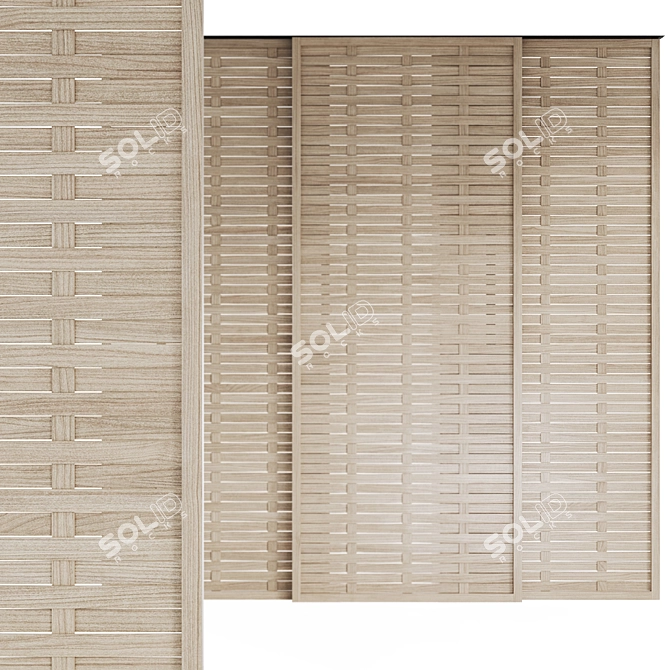 Castorama Decorative Sliding Partition 3D model image 5