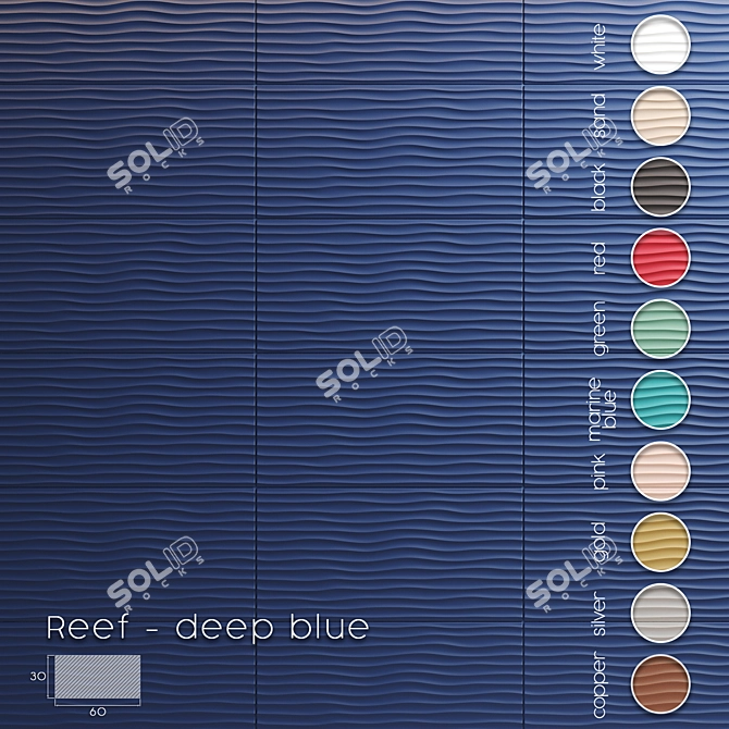 Lovetiles Genesis Reef Collection 3D model image 1