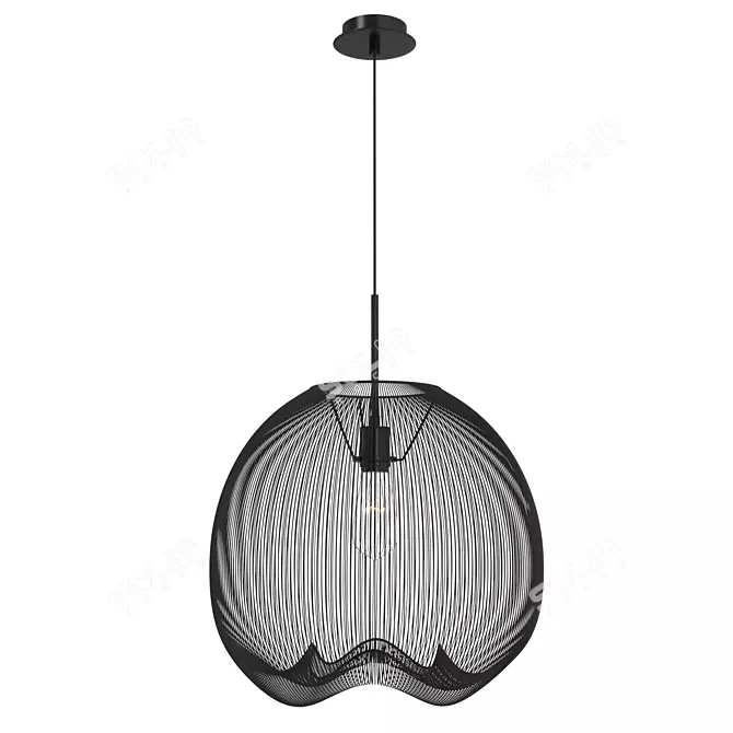 Enza Home Wire Pendant Light 3D model image 1