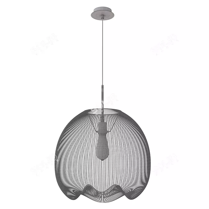 Enza Home Wire Pendant Light 3D model image 3