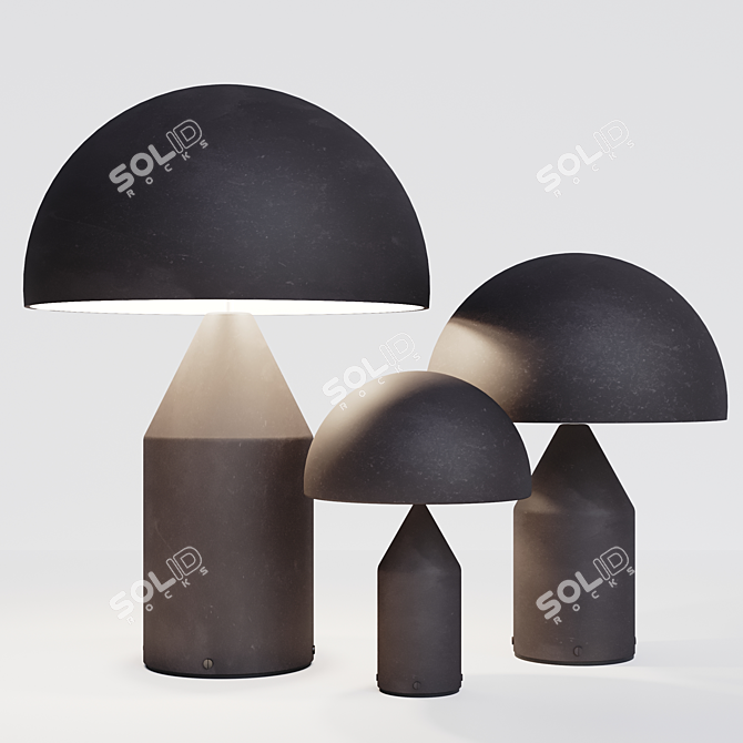 Oluce Atollo Table Lamp 3D model image 3