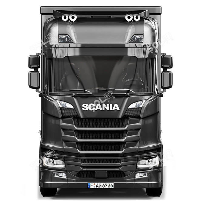 Scania S-Series 3D Model 3D model image 2