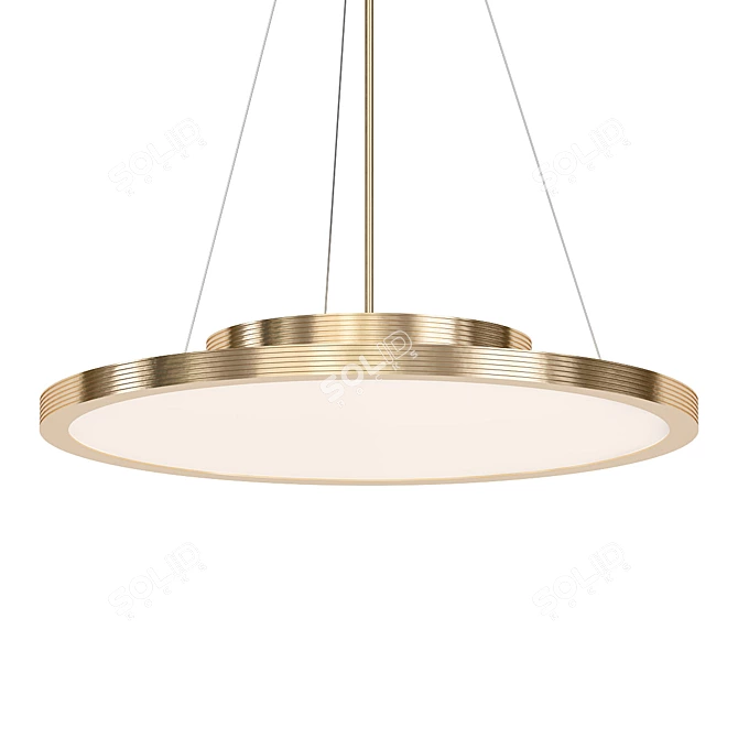 Elegance embodied: Pullman Chandelier 3D model image 1