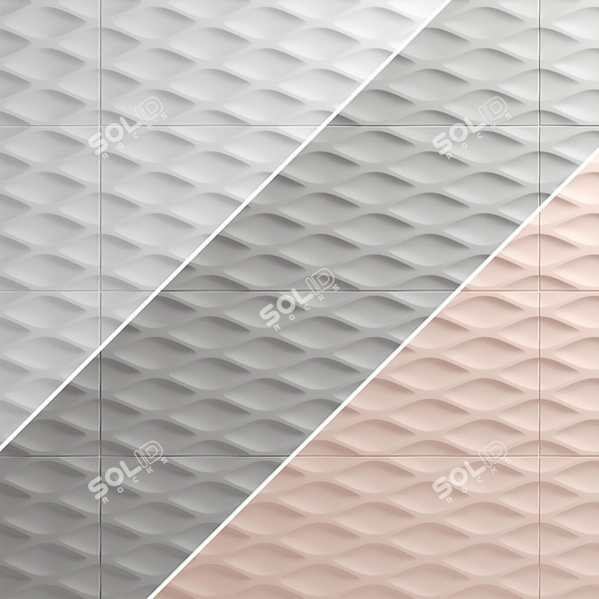 Lovetiles Genesis Float Wall Tile 3D model image 2
