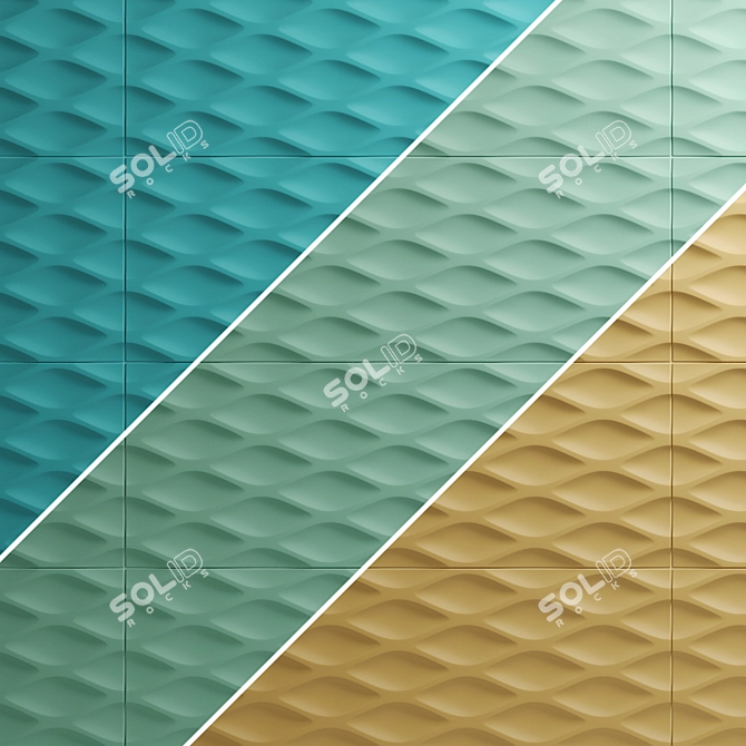 Lovetiles Genesis Float Wall Tile 3D model image 4