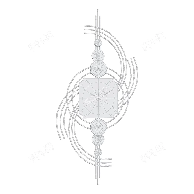 Designer Wall Clock Decor IMPERIUMLOFT-KKK00396 3D model image 3