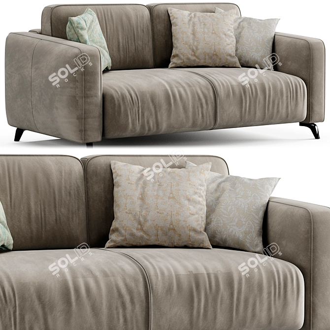 Stylish LYERI Sofa 3D Model 3D model image 1