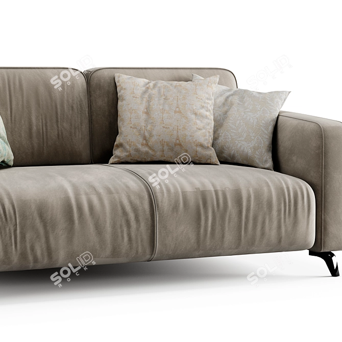 Stylish LYERI Sofa 3D Model 3D model image 2