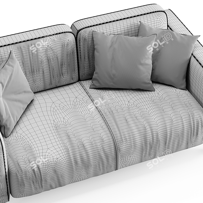 Stylish LYERI Sofa 3D Model 3D model image 6