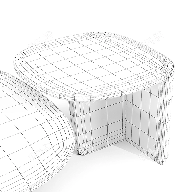 Elevate Trampolino Coffee Table 3D model image 5