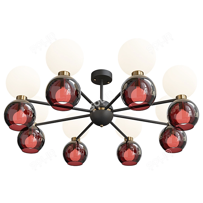 Sleek Modern Lavinia Lamp 3D model image 1