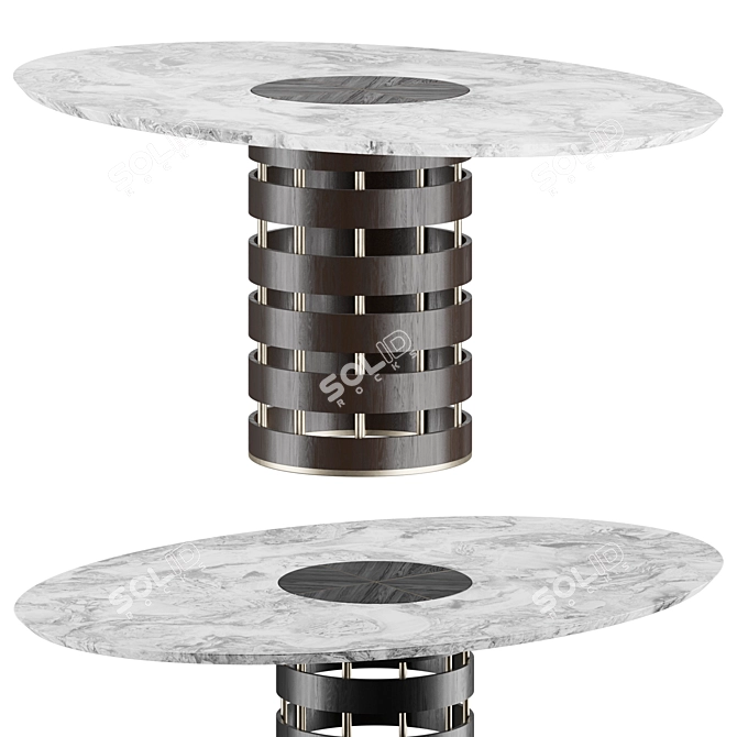 Conrad Table by Rossato 3D model image 1