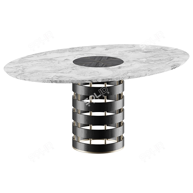 Conrad Table by Rossato 3D model image 2