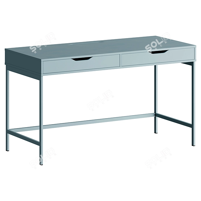 IKEA ALEX Writing Desk 3D model image 2