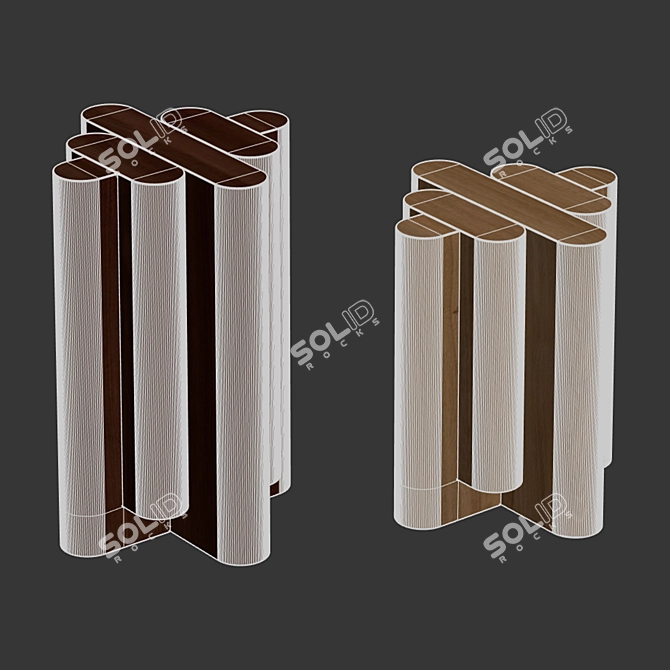 Sleek Signe EOG-1 Side Table 3D model image 4