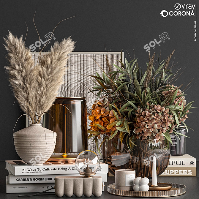 3D Models Set with Render Engines 3D model image 1