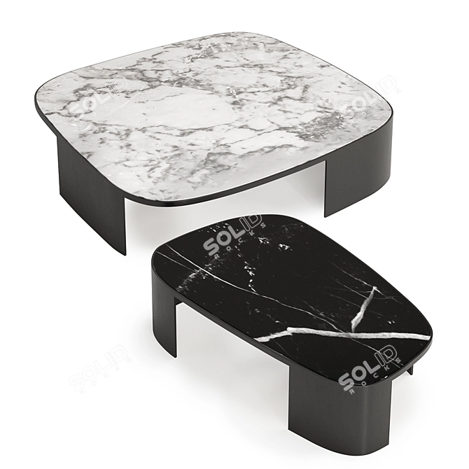 Elegant Poliform KOISHI Coffee Tables 3D model image 3