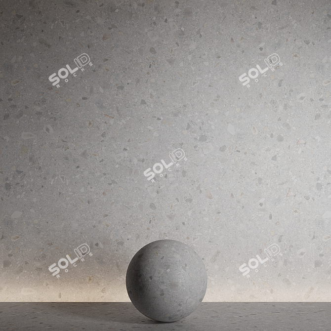 Seamless Stone PBR Material 3D model image 3