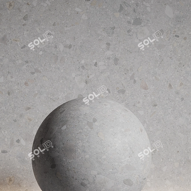 Seamless Stone PBR Material 3D model image 5