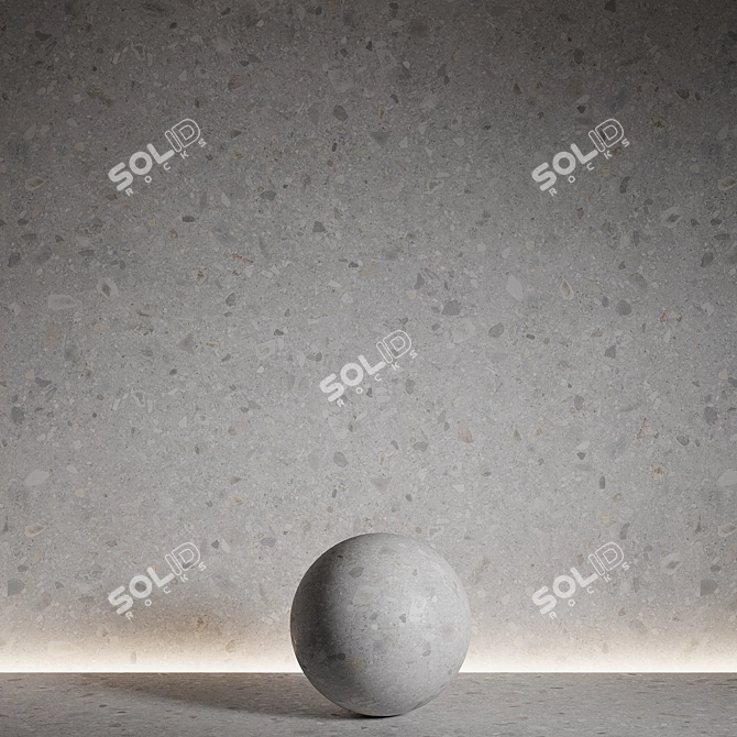 Seamless Stone PBR Material 3D model image 7
