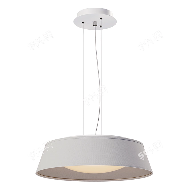 Modern Elegance Pendant Light Fixture 3D model image 1