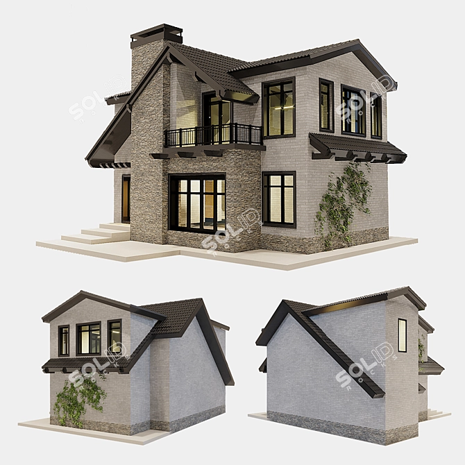 Rustic Charm Farmhouse Decor 3D model image 8