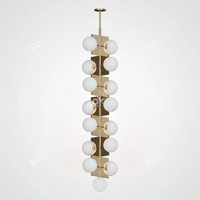 PLOSER Chandelier by Imperiumloft 3D model image 2