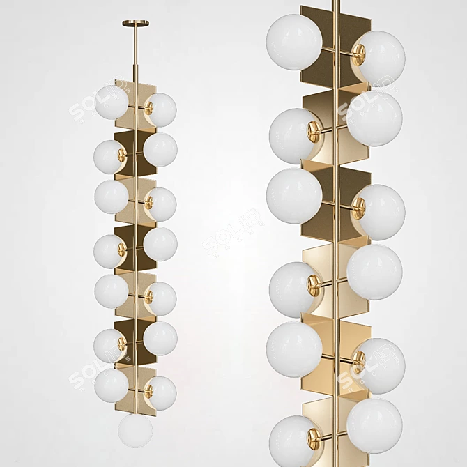 PLOSER Chandelier by Imperiumloft 3D model image 3
