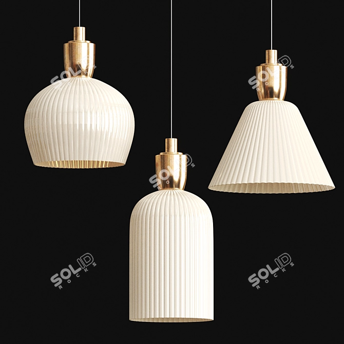 Nordic Pendant Lights Collection 3D model image 1
