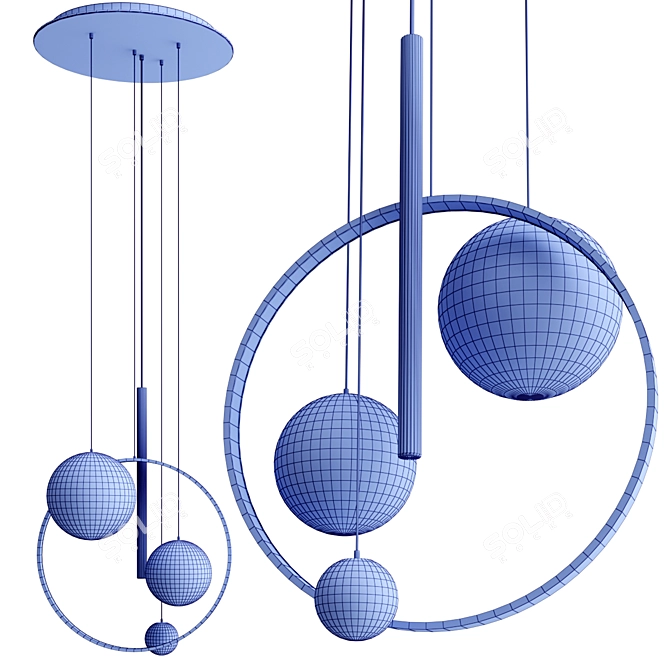 Modern Biarritz Designer Table 3D model image 4