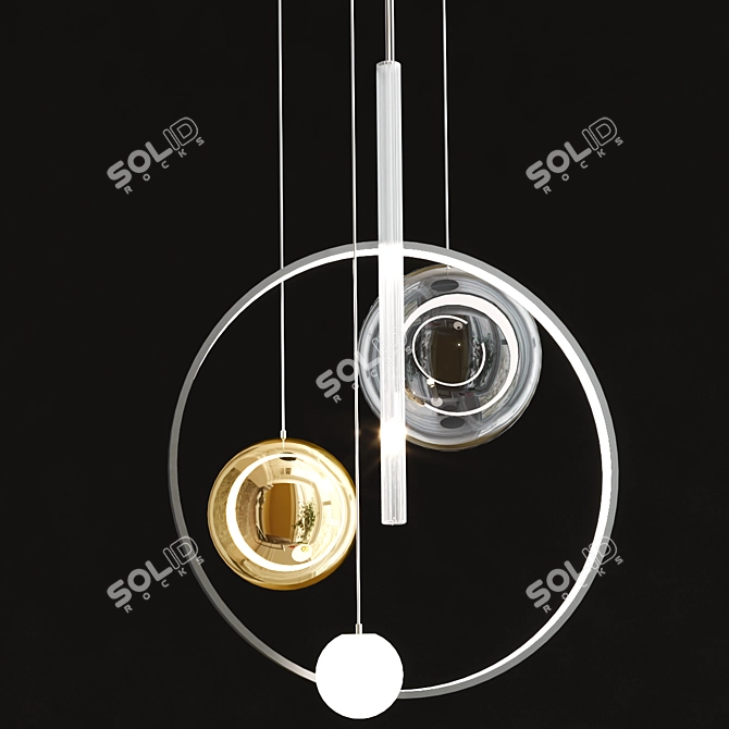 Modern Biarritz Designer Table 3D model image 5