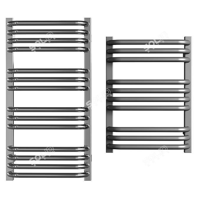 Modern Electric Towel Warmer 3D model image 1