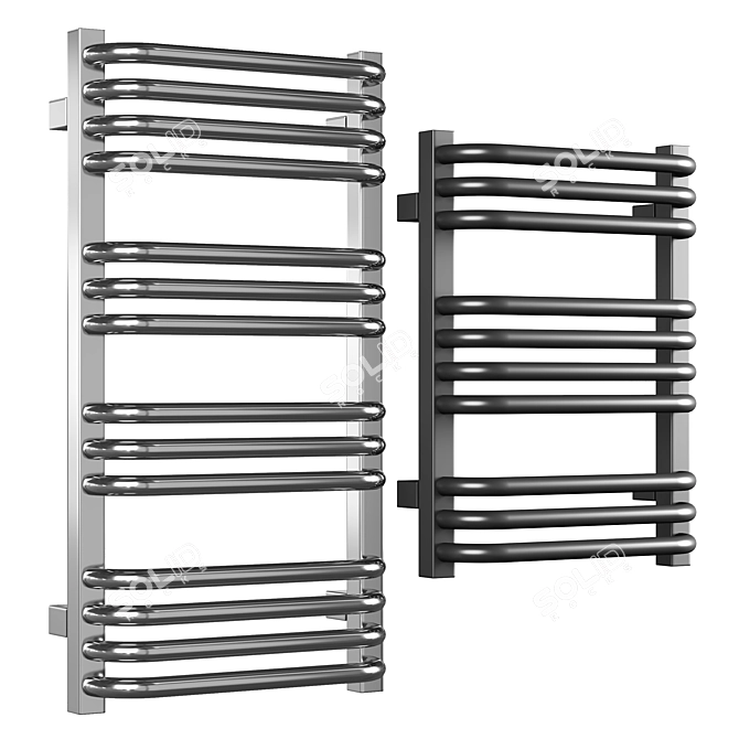 Modern Electric Towel Warmer 3D model image 2