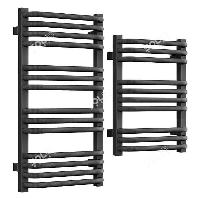 Modern Electric Towel Warmer 3D model image 3