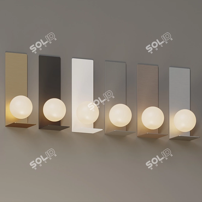 Elegant Lani Sconce Illuminates Spaces 3D model image 4