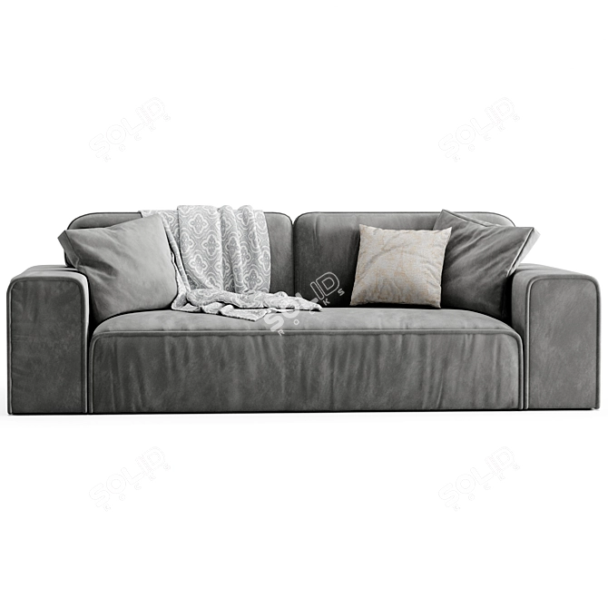 Modern Viena Sofa 3D Model 3D model image 3