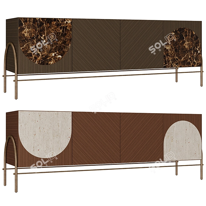 ALMA L Identity Collection Nightstand 3D model image 1