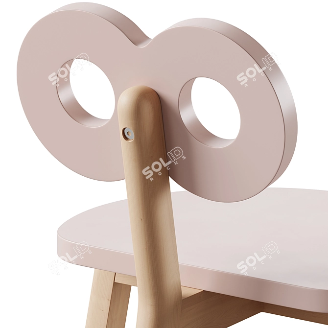 OHH NOO Kids Wooden Furniture 3D model image 5