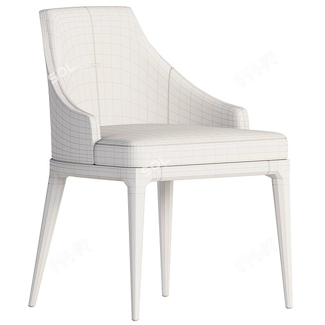 Aster Alaton Modern Dining Chair 3D model image 6