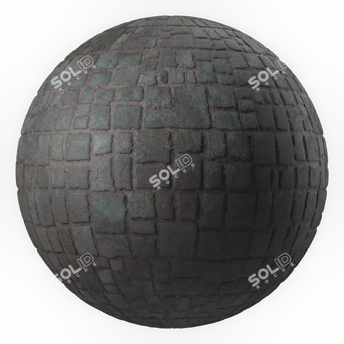 Wild Stone Wall Panels Ornament 3D model image 4