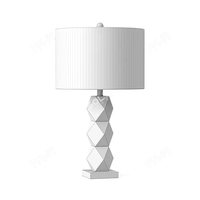 Sofia Crystal LED Table Lamp 3D model image 3