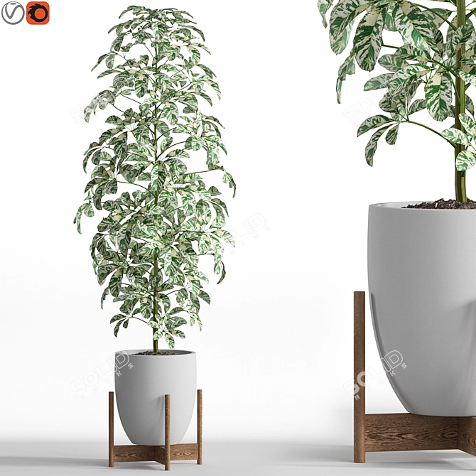 Diverse Greenery Collection 760 3D model image 2