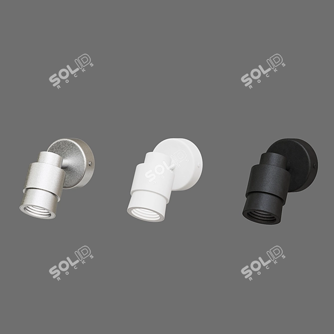 Eurosvet Plat LED Wall Light 3D model image 3