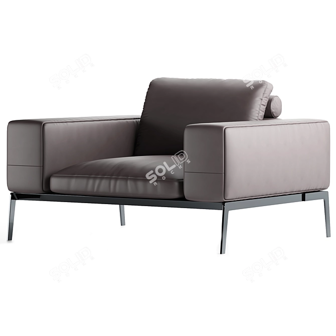 Luxury Living Room Seating 3D model image 2