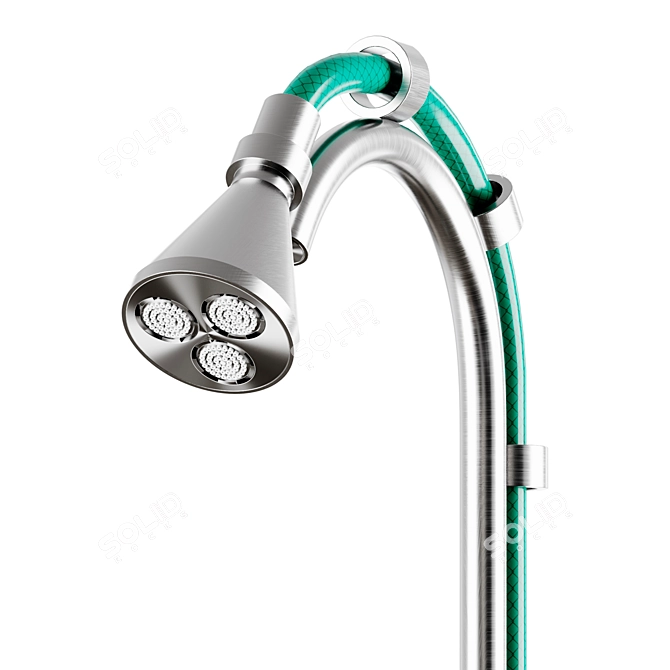 Quadrodesign FFQT Outdoor Shower 3D model image 3