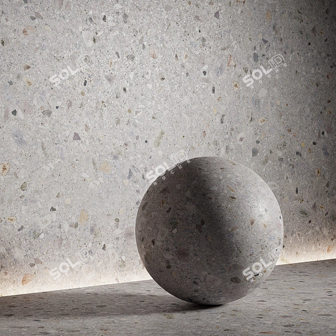 Stone Material PBR Seamless Texture 3D model image 1