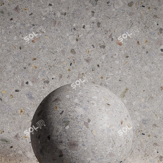 Stone Material PBR Seamless Texture 3D model image 2