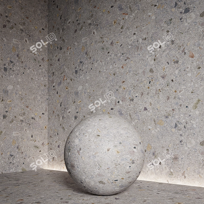 Stone Material PBR Seamless Texture 3D model image 4