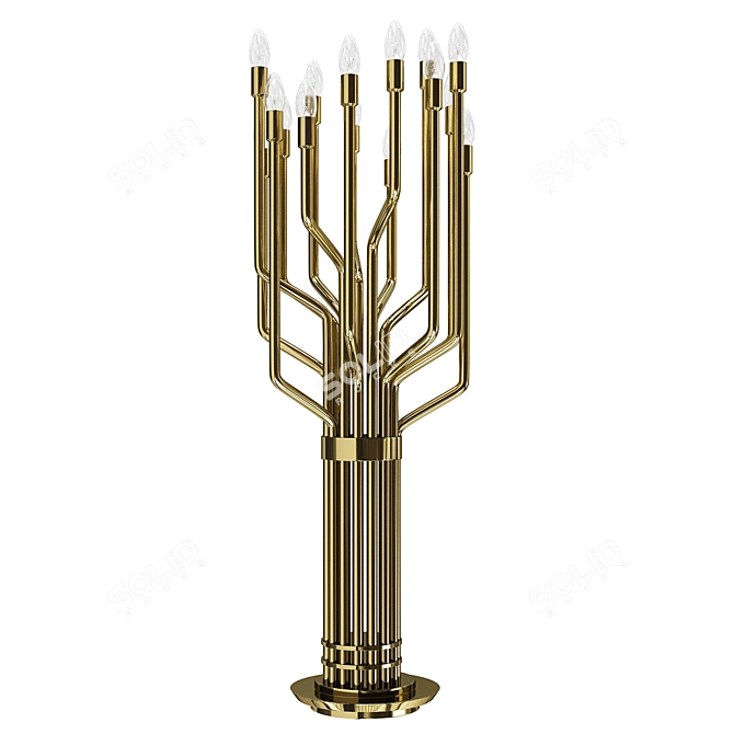 Modern Elegance Floor Lampурс278 3D model image 1